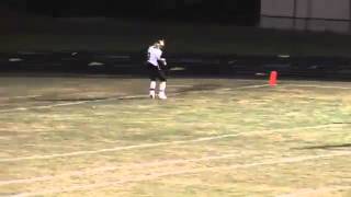 preview picture of video 'Electrifying! Oak Forest's Tyler Usterbowski returns the kick 80 yards for a touchdown!'