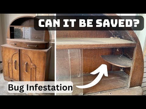 EXTREME Furniture Makeover! | Long Awaited Arch Cabinet Makeover