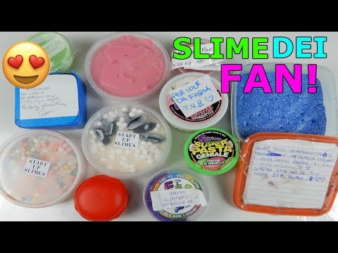 SLIME REGALATI DA VOI! *Slime fatti dai FAN* Iolanda Sweets