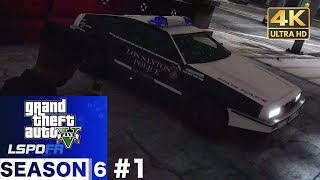 【Grand Theft Auto V LSPDFR実況Season6】#1 ついに4K実況スタート！安定の初回は録画ミス。そして今回はネタ要素強めなパトカーでパトロール！【ゆっくり実況】