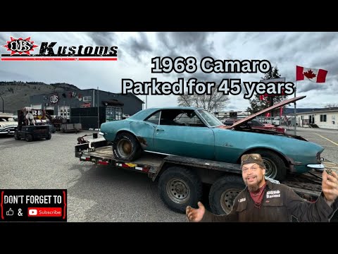 68 Camaro Barn Find - 45 Years later