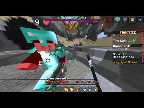 Noob play  Minecraft UHC
