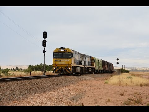 NR119, NR1 leading 2PM5  Pulling out of Rocky River after corssing with 3MP5