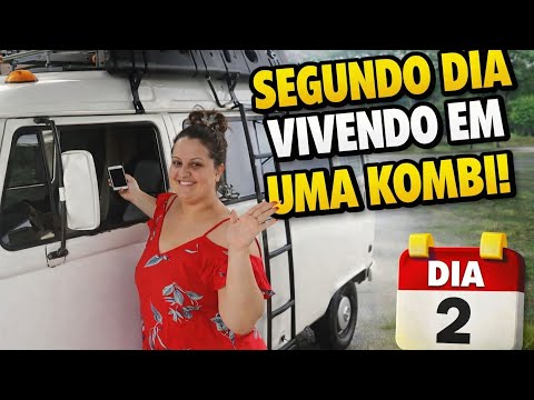 Segundo dia vivendo na Kombi! #nomades #viagem #kombihome #motorhome 