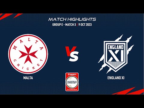 Group E, Match 3 - MAL vs ENG-XI | Highlights | Dream11 ECC23 | 9 Oct 2023 | ECC23.059
