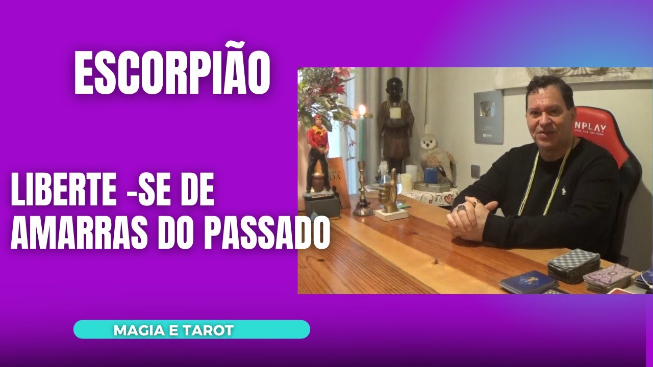 ESCORPIÃO 🦂 Oportunidsade de se libertar de amarras do passado