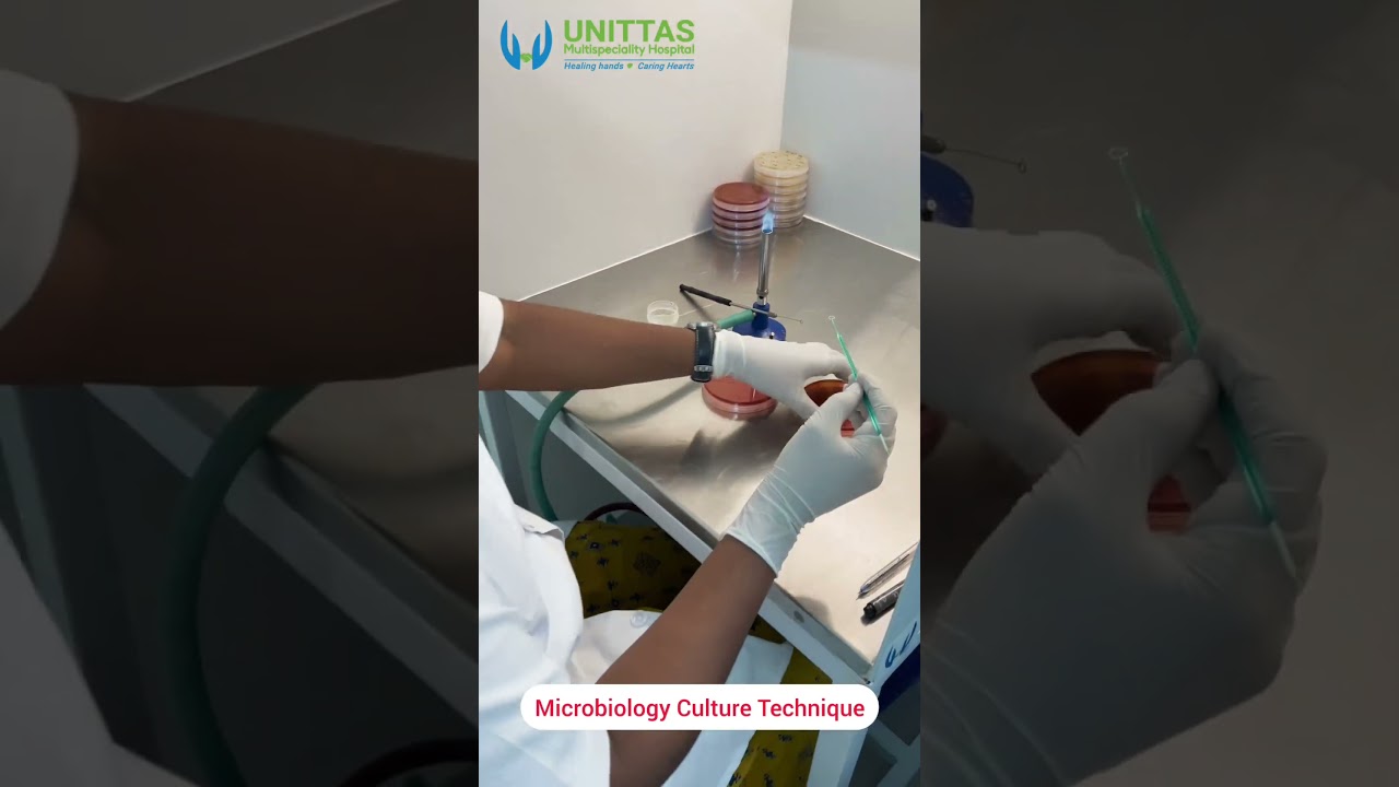 Microbiology Lab Technique | Unittas Multispeciality Hospital #labservices