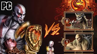 MORTAL KOMBAT 9 - Kratos Battle Ladder (PC) | PS3 Emulator Kratos Gameplay | Кратос Мортал Комбат 9