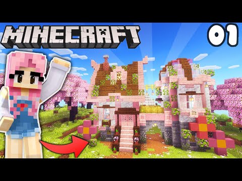 A New Start in 1.20! 🌸 Ruby Hollow | Minecraft Let’s Play 1