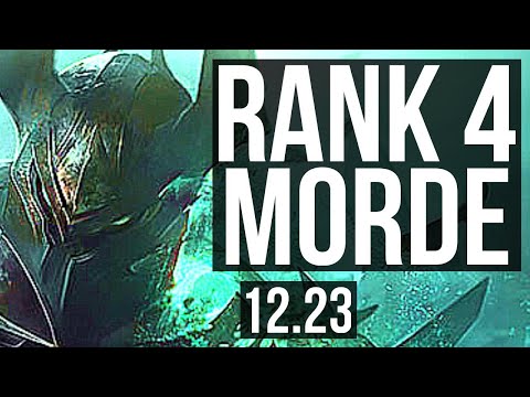 MORDEKAISER vs VIEGO (JNG) | Rank 4 Morde, 4/1/8 | EUW Challenger | 12.23