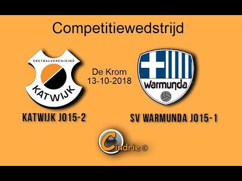13 10 2018 vv Katwijk JO15 2 tegen SV Warmunda JO15 1