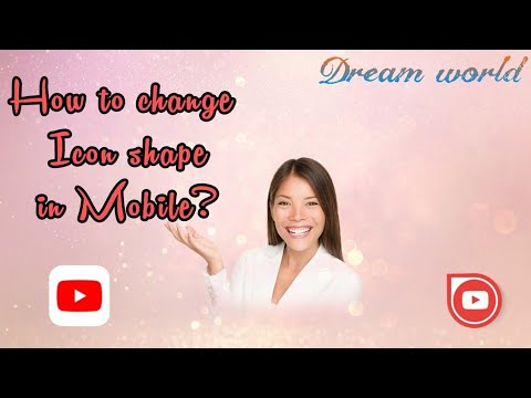 How to change icon shape in Mobile?