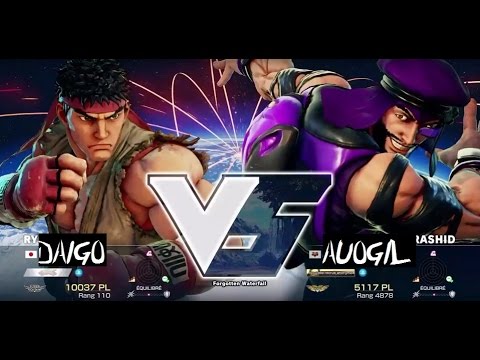 SF5 / V - Daigo Umehara ( Ryu ) vs AUOGIL ( Rashid ) - Ranked Matches ! 【 スト５ 】