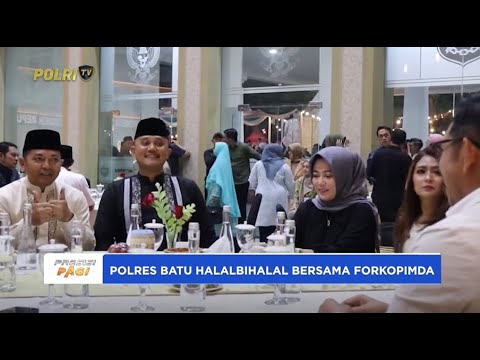 POLRES BATU GELAR HALAL BIHALAL BERSAMA FORKOMPIMDA