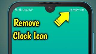 Clock And Alarm Icon | How To Remove And Delete In Android Mobile Phone