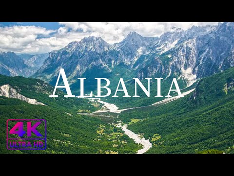 FLYING OVER ALBANIA ( 4K UHD ) • Stunning Footage, Scenic Relaxation Film with Calming Music