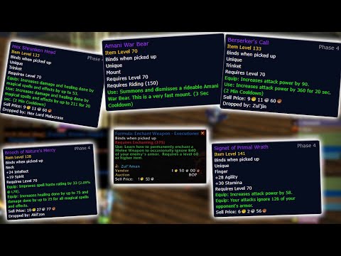 The BEST Loot I've EVER Seen in 1 Zul'Aman Run