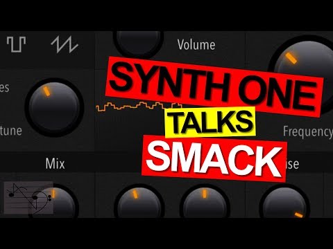 AudioKit Synth One Talks a little
