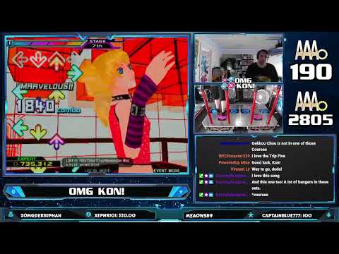 OMG KON! | SuperNOVA Challenge Course 100% 959,373 (S-EXPERT) 59 GREAT [DDR SuperNOVA2]