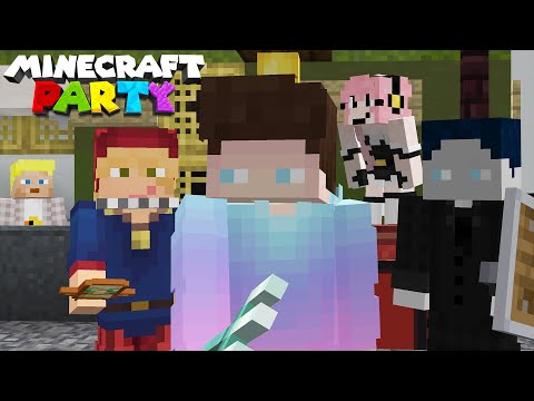 MINECRAFT PARTY CHAOS MIT BASTIGHG, LETSHUGO, STEGI & CASTCRAFTER