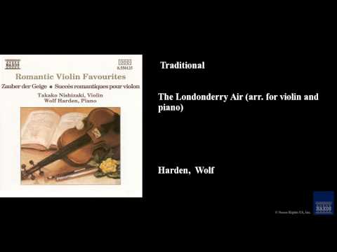 Traditional, The Londonderry Air (arr. for violin and piano)