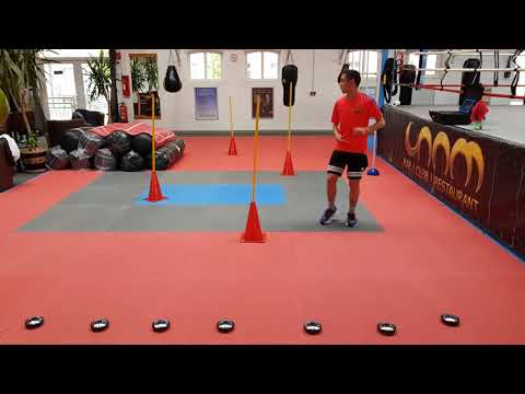 Reaktionstraining für die Fußballer