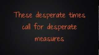 Marianas Trench - Desperate Measures Lyrics