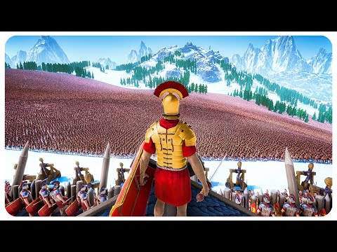 Roman Wooden Fort vs 2,000,000 Zombies - Ultimate Epic Battle Simulator 2 UEBS 2 (4K)