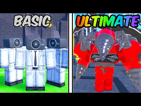 BASIC TO ULTIMATE in Roblox Toilet Tower Defense