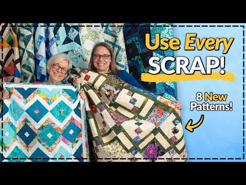 Use ALL of Your FABRIC SCRAPS with this NEW 3-Yard Quilt Book!