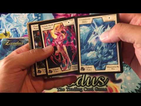Exodus Card Game - Galaxy Tides Box opening