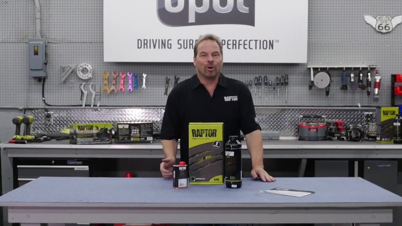 U-POL RAPTOR Bedliner and Protective Coating - Black with Kevin Tetz