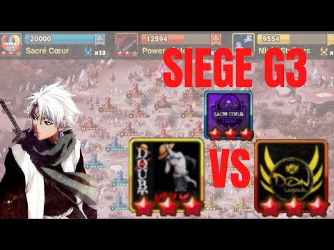SIEGE G3 : Sacré Coeur VS DonLegendz et Doubt !