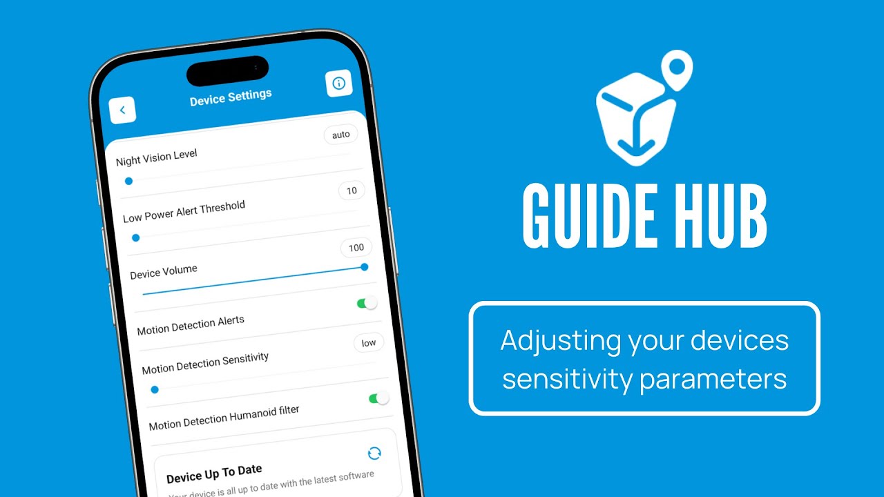 Guide #17 Adjusting Sensitivity Parameters