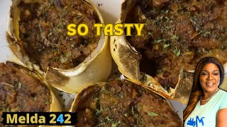 How To Make Bahamian Baked Crabs 🦀 🦀