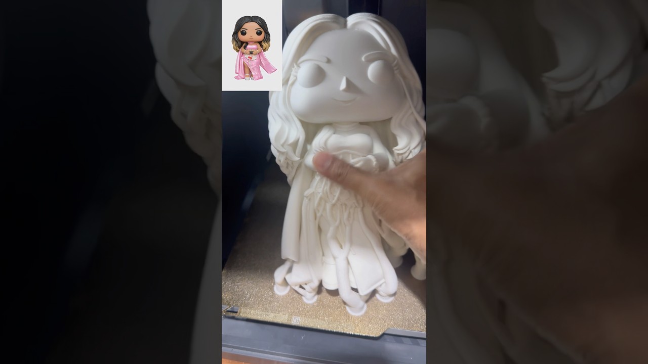 3d printed an ai photo from client!! Thanks for choosing us!! #aito3D #3dprinting #shorts