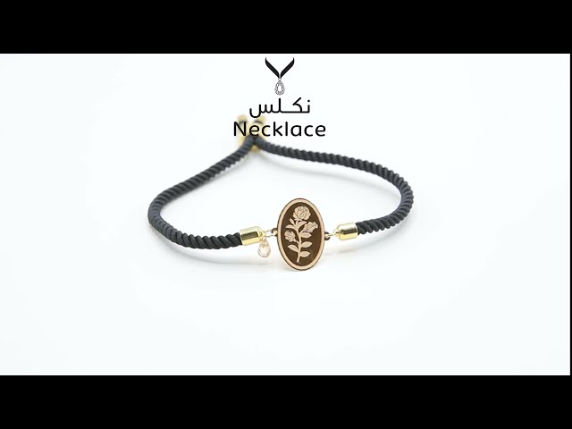 اسوارة ذهب سبيكة الورد البيضاوي بالحبل المبروم، من...