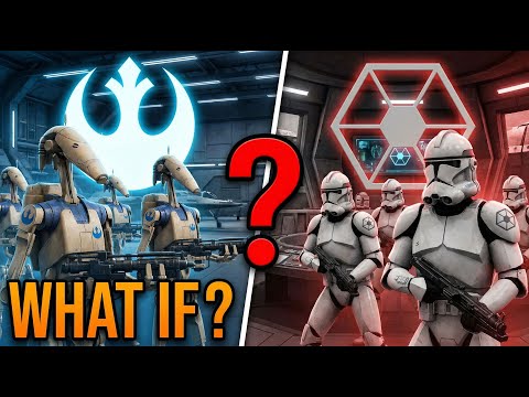 What If DROIDS Joined the Republic's Rebellion While CLONES Defended the CIS?