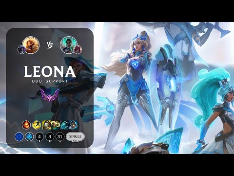 Leona Support vs Karma - EUW Master Patch 13.4