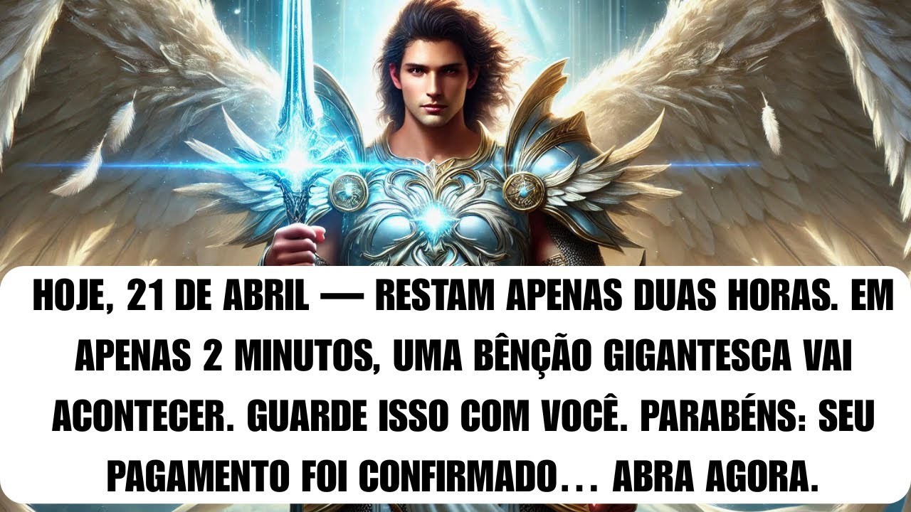 🌟 Hoje, 21 de abril. Só restam 2 horas. Um grande milagre acontece em 2 minutos. Guarde em silêncio…