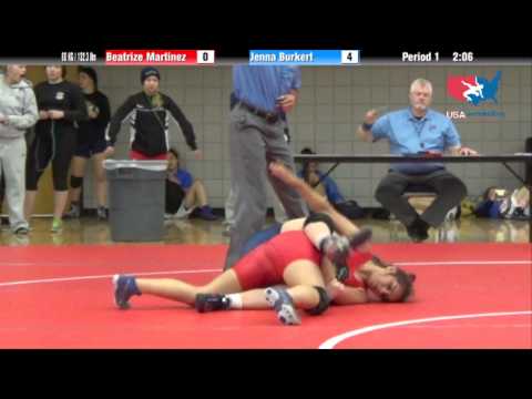 60 KG RR - Jenna Burkert (NYAC) vs. Beatrize Martinez (OKCU Gator)