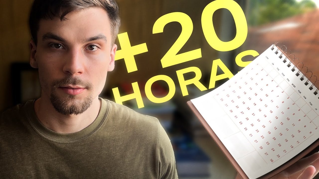 8 Hábitos que me fizeram ganhar +20h por SEMANA