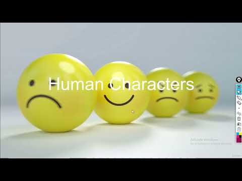 Human Characters Words in Turkish