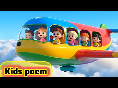 Train Bus Car Song for Kids | Cute 3D cartoon poem | gari ai gai ai | Baby Dance Rhyme