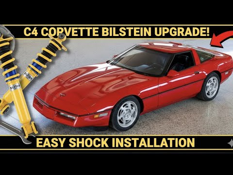 INSTANT Handling Upgrade! Installing Bilstein Shocks on My C4 Corvette