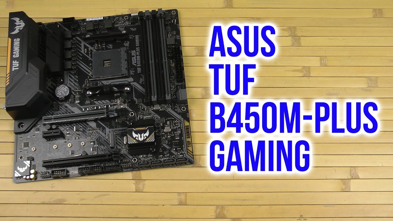Материнская плата Asus TUF B450M-PLUS GAMING//AM4,B450,USB3.1,M.2,SATA 6GB/S