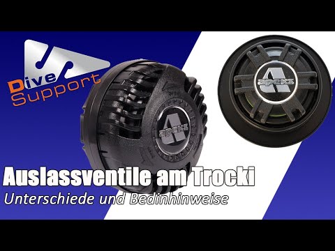 Auslassventile Trockentauchanzug / Bedienungstipps & Vergleich der gängigen Modelle | DiveSupport