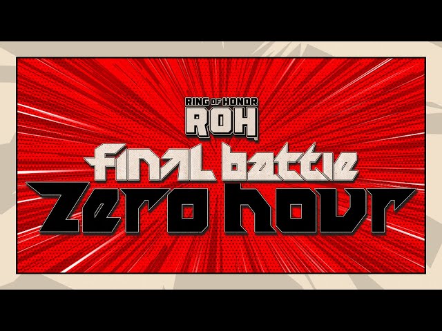 Ring of Honor Final Battle Zero Hour Pre Show | 12/5/25 Columbus, Ohio