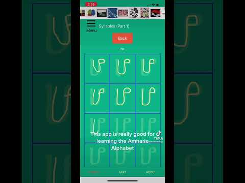Major update to the Amharic Fidel app! #learnamharic #amharic