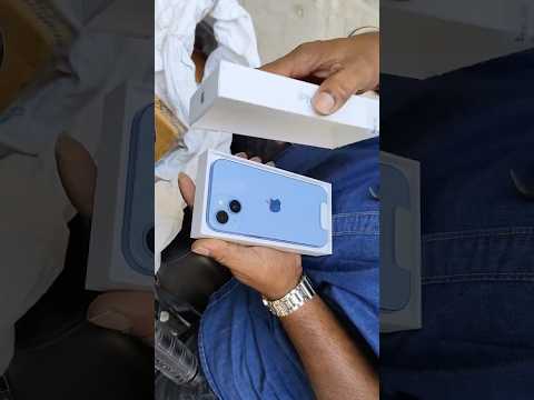 iPhone 14 Unboxing & Review | Apple iPhone 14 5G Blue 🩵 Unboxing #shorts #iphone #iphone14 #amazon